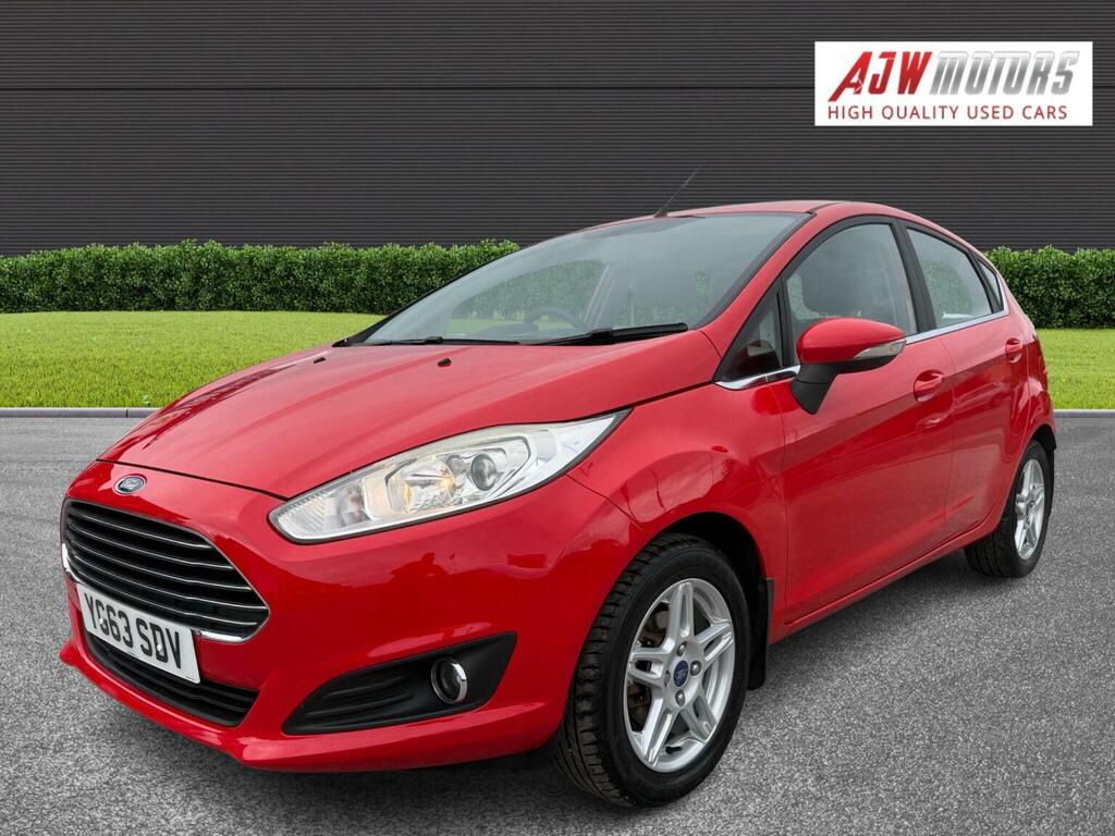 Ford Fiesta Hatchback 1.25 Zetec Euro 5 201363 YG63SDV Red #3