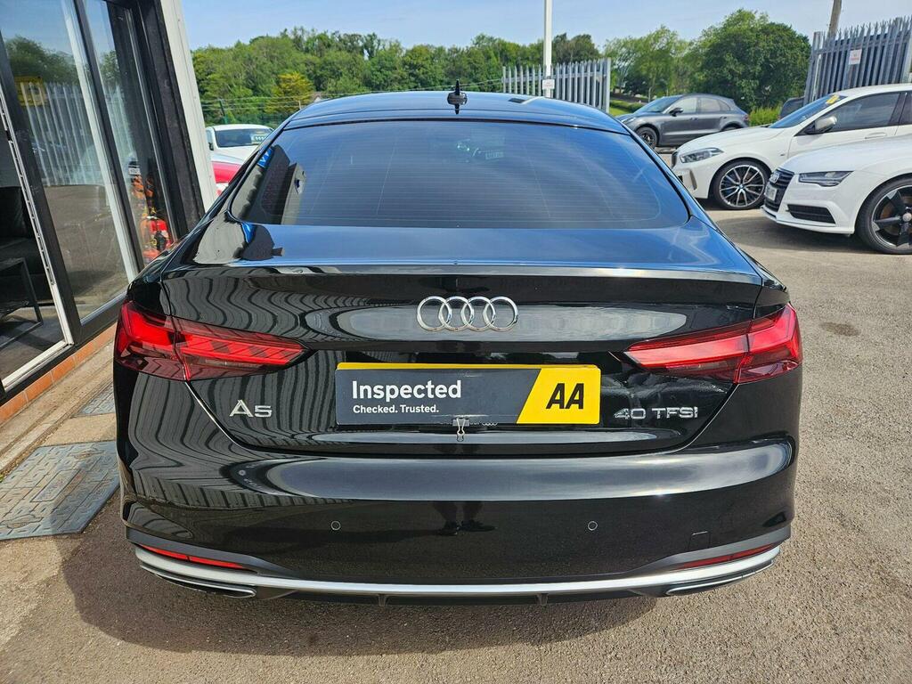Audi A5 Hatchback 2.0 Tfsi 40 Sport Sportback S Tronic Eur EA71WJG Black #6