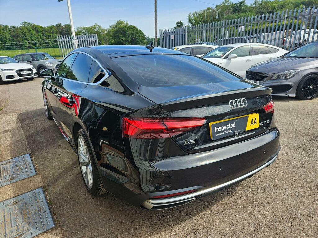 Audi A5 Hatchback 2.0 Tfsi 40 Sport Sportback S Tronic Eur EA71WJG Black #4