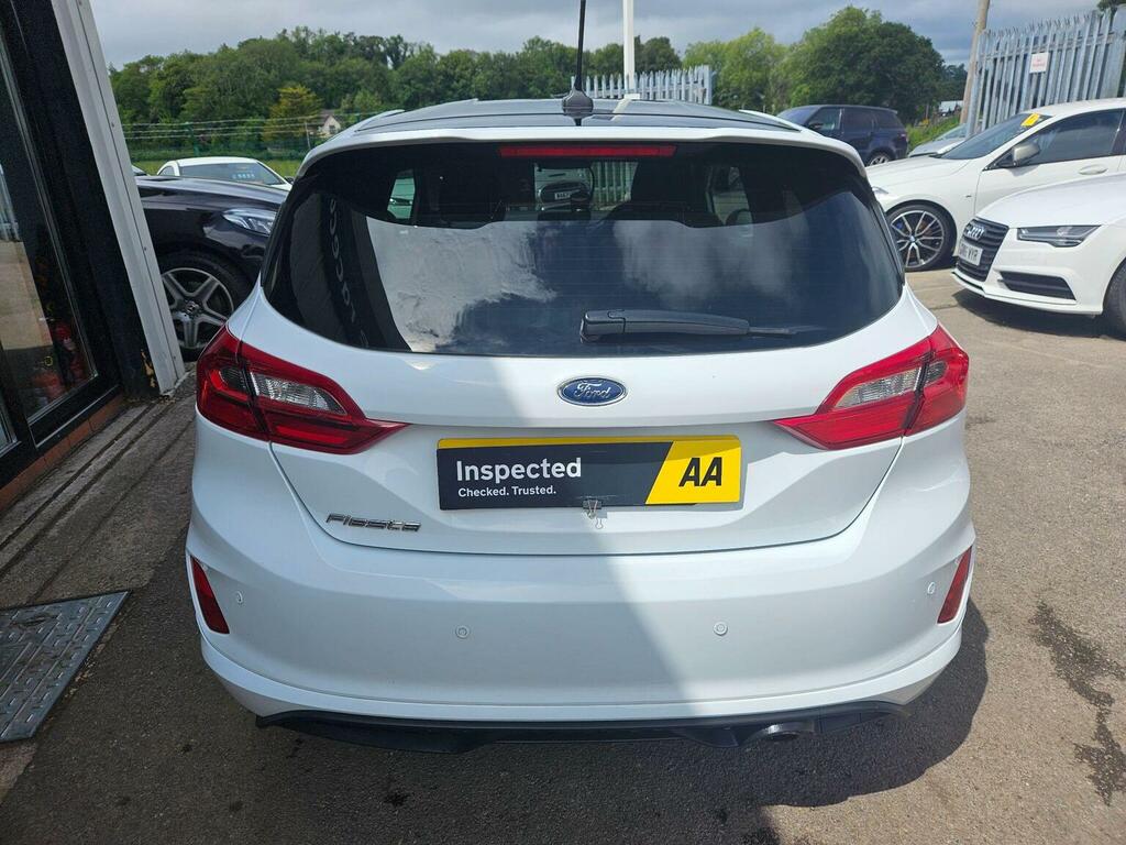 Ford Fiesta Hatchback 1.0T Ecoboost St-line Euro 6 Ss CA19UYW White #6