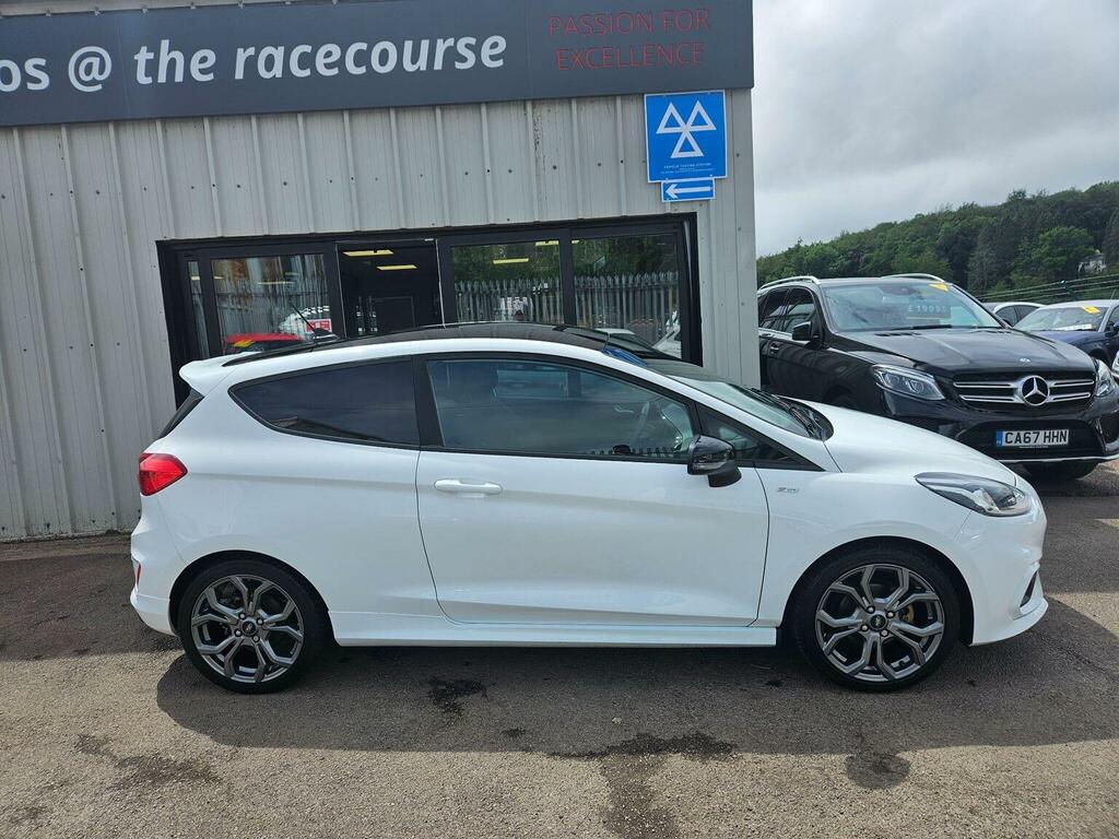 Ford Fiesta Hatchback 1.0T Ecoboost St-line Euro 6 Ss CA19UYW White #4