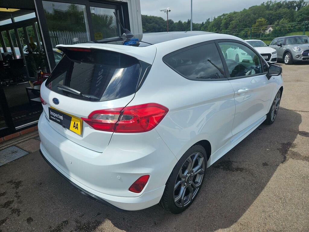 Ford Fiesta Hatchback 1.0T Ecoboost St-line Euro 6 Ss CA19UYW White #5