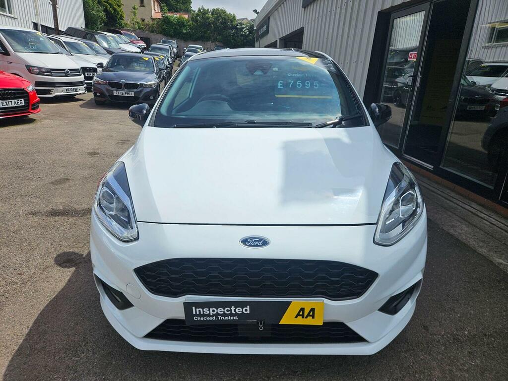Ford Fiesta Hatchback 1.0T Ecoboost St-line Euro 6 Ss CA19UYW White #2