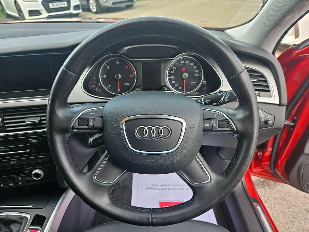 Audi A4 Avant 2.0 Tdi Black Edition Euro 5 Ss Red #15