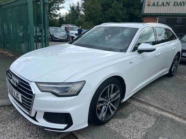 Audi A6 Avant Diesel White #2