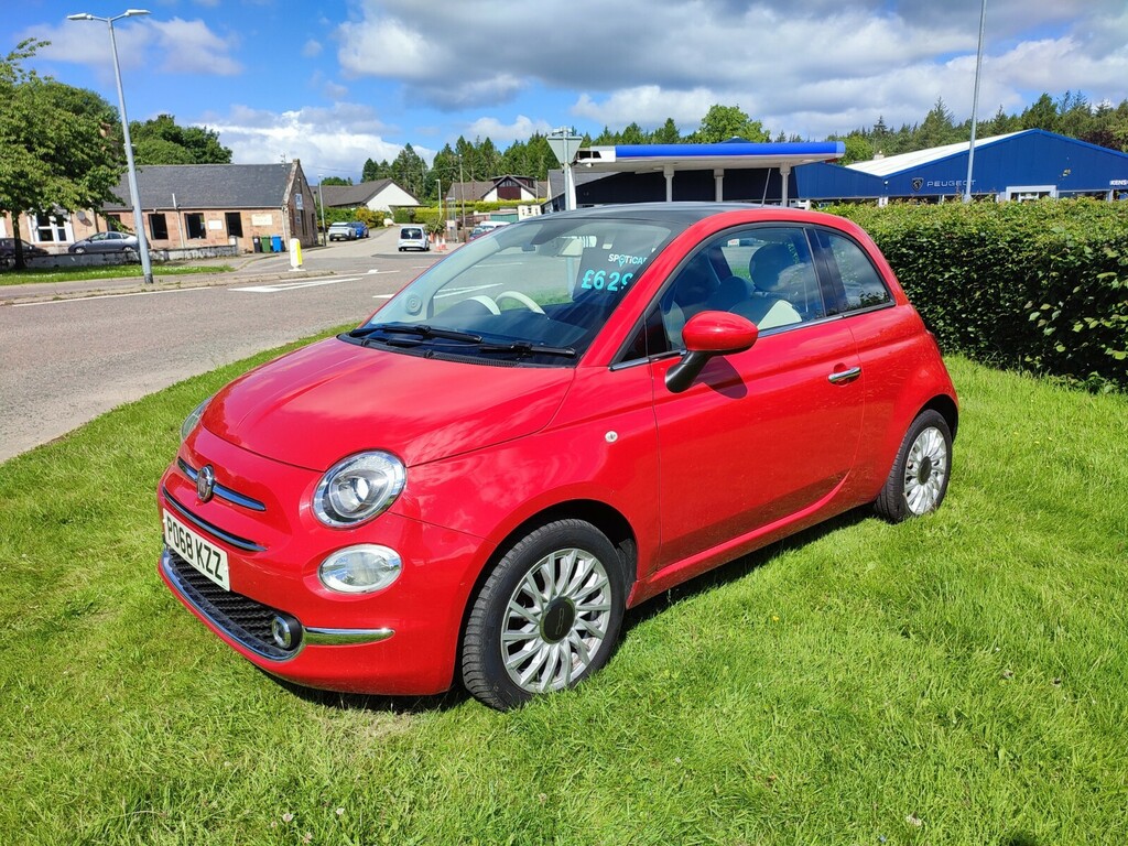 Fiat 500 1.2 Lounge PO68KZZ Red #3