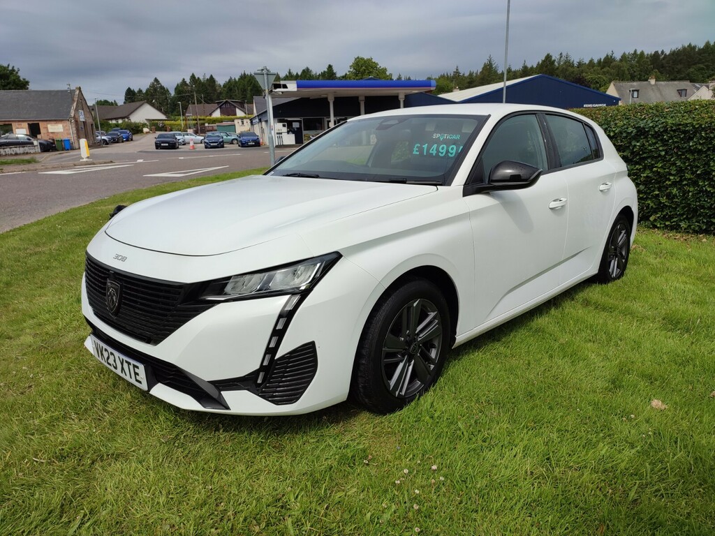 Peugeot 308 1.2 Puretech Active Premium Eat8 VK23XTE White #3
