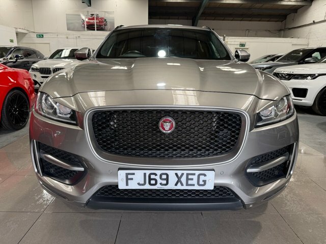 Jaguar F-Pace 2019 2.0 P250i R-sport Suv Awd Eur FJ69XEG Silver #3