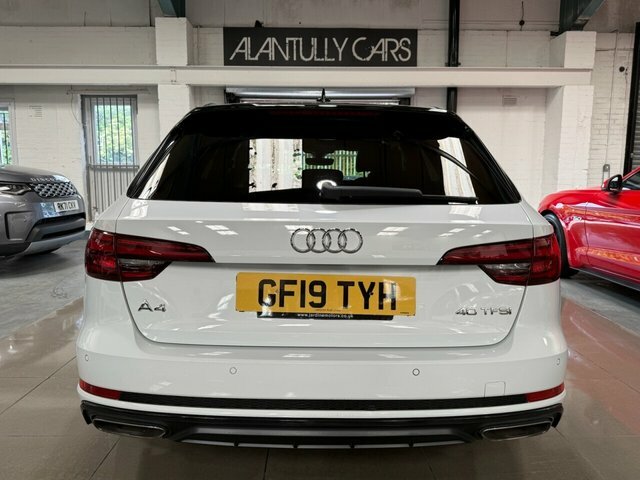 Audi A4 Avant 2019 2.0 Tfsi 40 Black Edition Estate S GF19TYH White #4