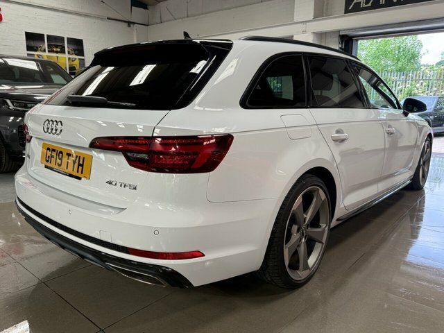 Audi A4 Avant 2019 2.0 Tfsi 40 Black Edition Estate S GF19TYH White #6
