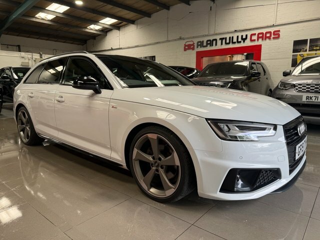 Audi A4 Avant 2019 2.0 Tfsi 40 Black Edition Estate S White