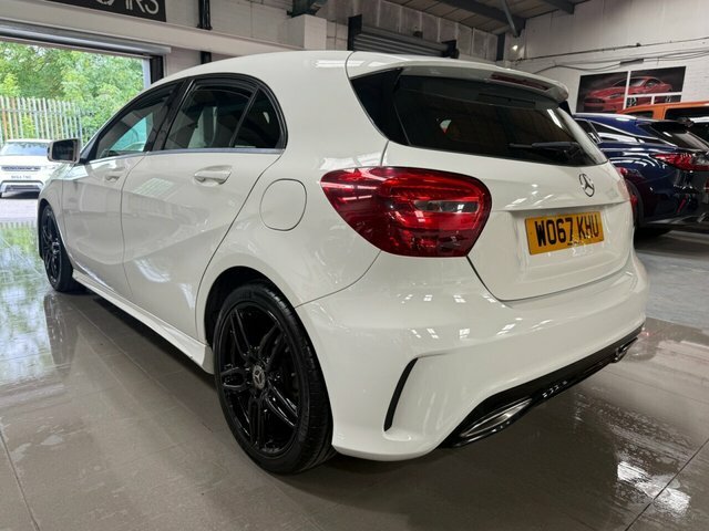 Mercedes-Benz A Class 2017 1.6 A160 Amg Line Hatchback WO67KHU White #5