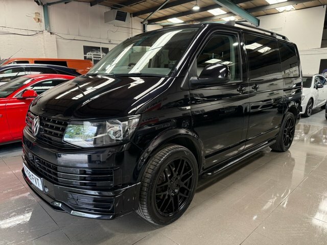 Volkswagen Transporter Shuttle 2018 2.0 Tdi Bluemotion Tech S Minibus Double Cab Black #2