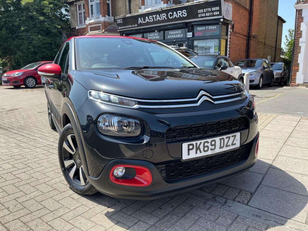 Citroen C3 Hatchback 1.2 Puretech Flair Euro 6 Ss 201 Black
