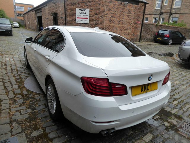 BMW 5 Series 2.0 520D Se White #3