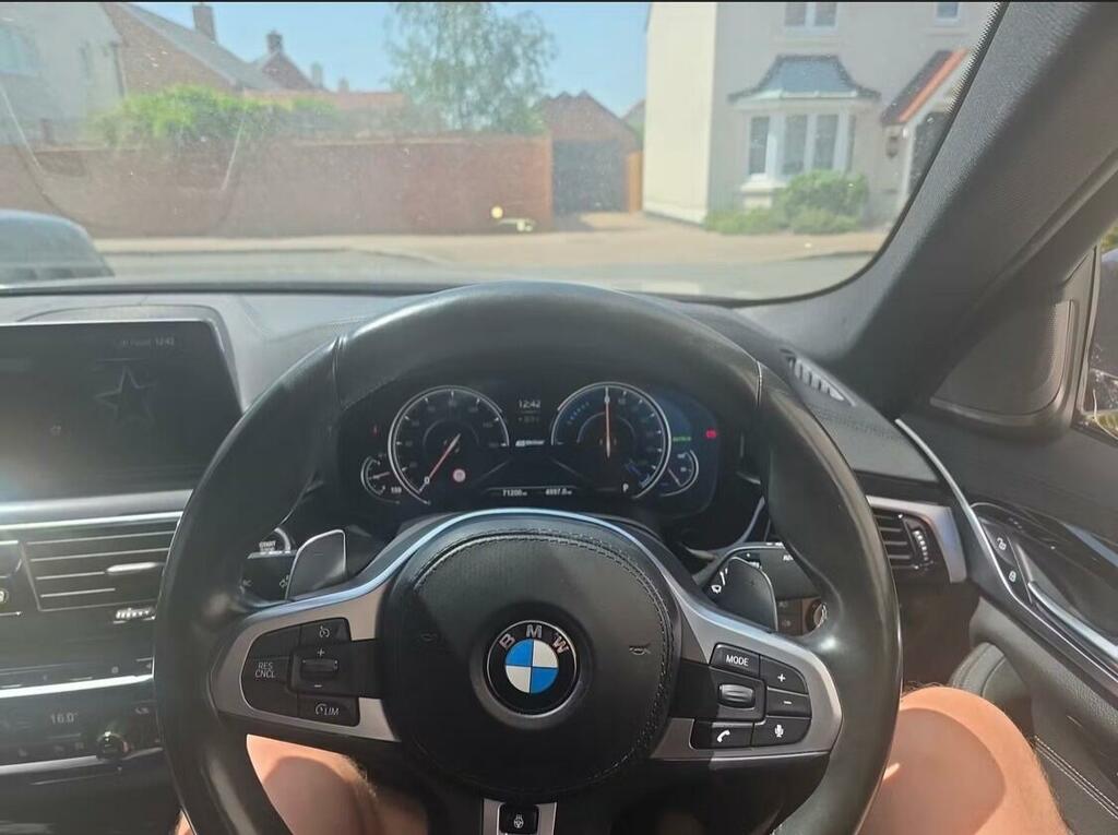 BMW 5 Series 520D M Sport Touring White #8