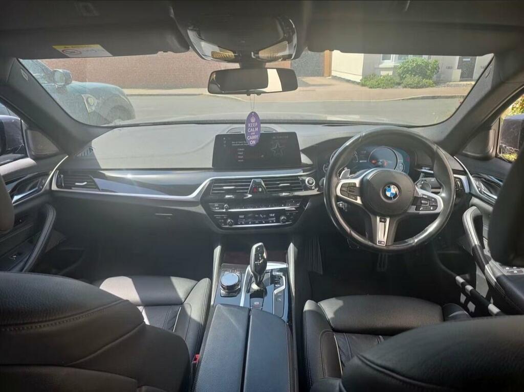 BMW 5 Series 520D M Sport Touring White #7
