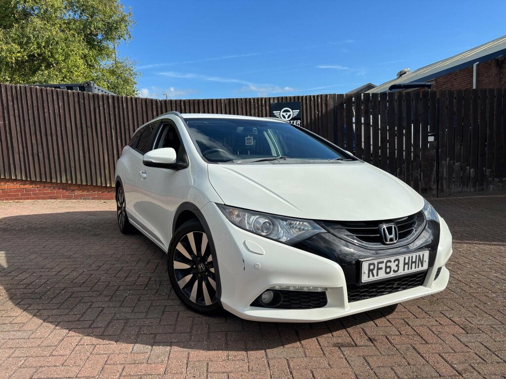 Honda Civic 1.6 I-dtec Ex Plus Tourer Euro 5 Ss RF63HHN White #3