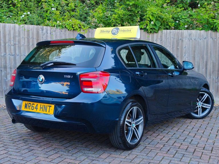 BMW 1 Series 1.6 118I Sport Euro 6 Ss Blue #4