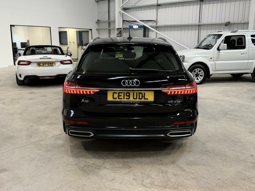 Audi A6 Avant 2.0 Tdi 40 S Line Estate S Tronic Euro DY66PFJ Black #6