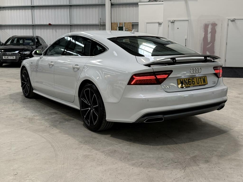 Audi A7 3.0 Tdi V6 Ultra S Line Sportback S Tro White #4