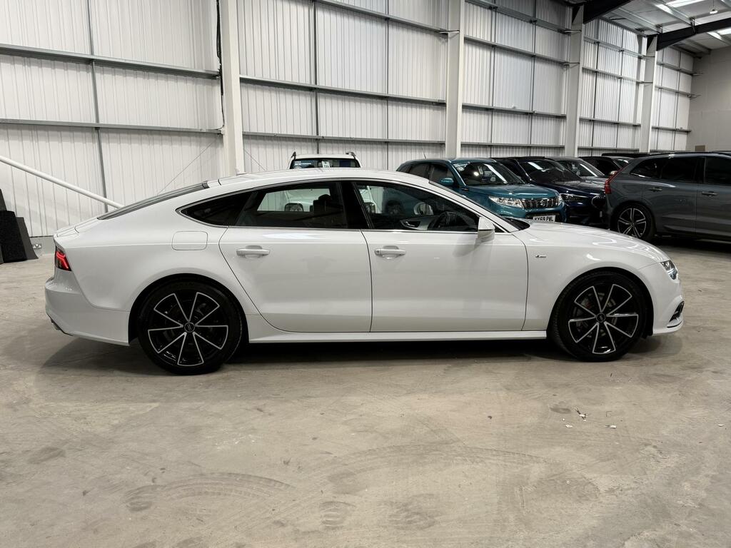 Audi A7 3.0 Tdi V6 Ultra S Line Sportback S Tro White #3