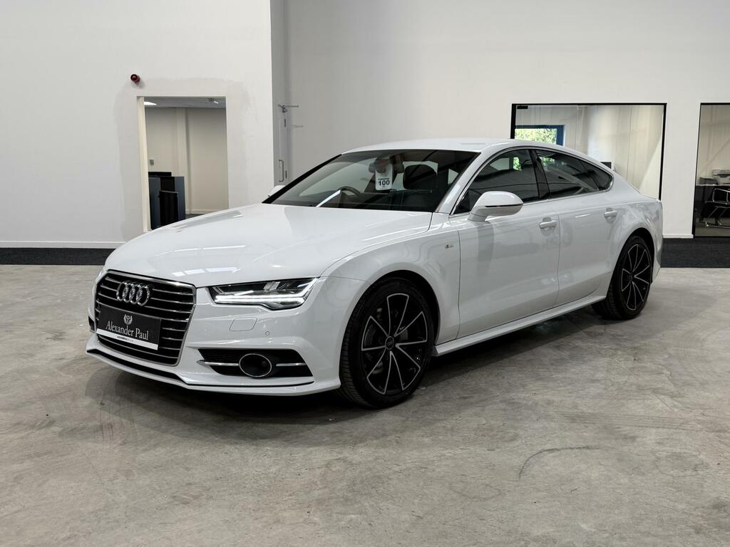 Audi A7 3.0 Tdi V6 Ultra S Line Sportback S Tro White #2