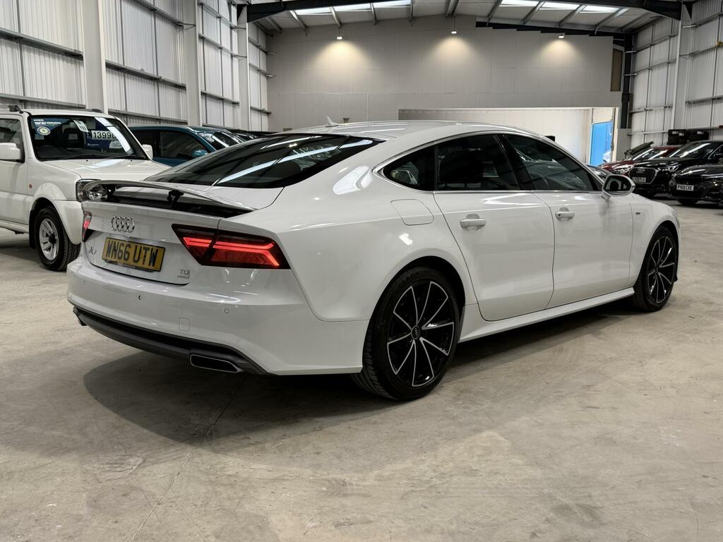 Audi A7 3.0 Tdi V6 Ultra S Line Sportback S Tro White #6