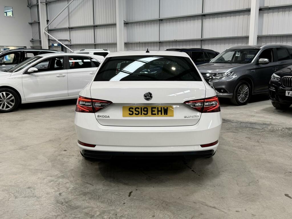Skoda Superb Se L Executive White #6