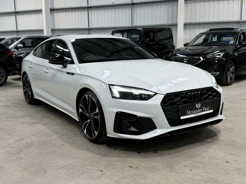 Audi A5 Black Edition White #2