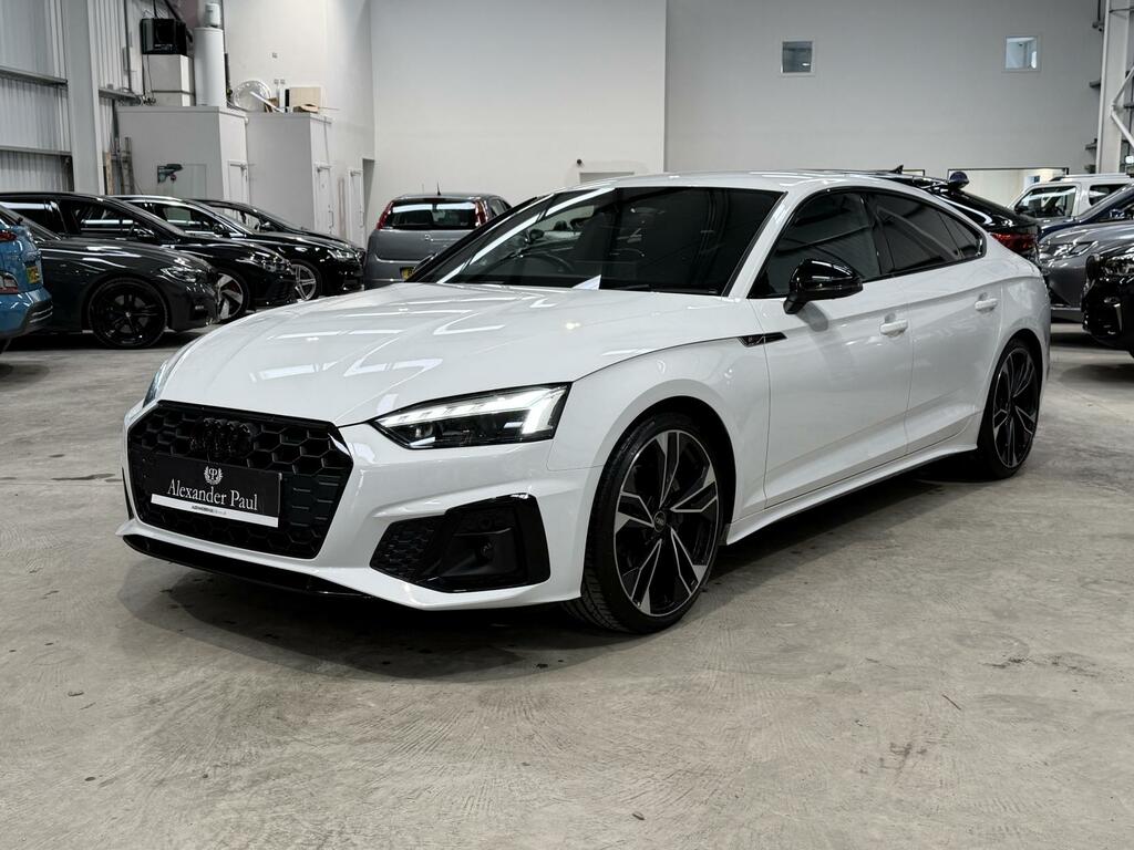 Audi A5 Black Edition White #4