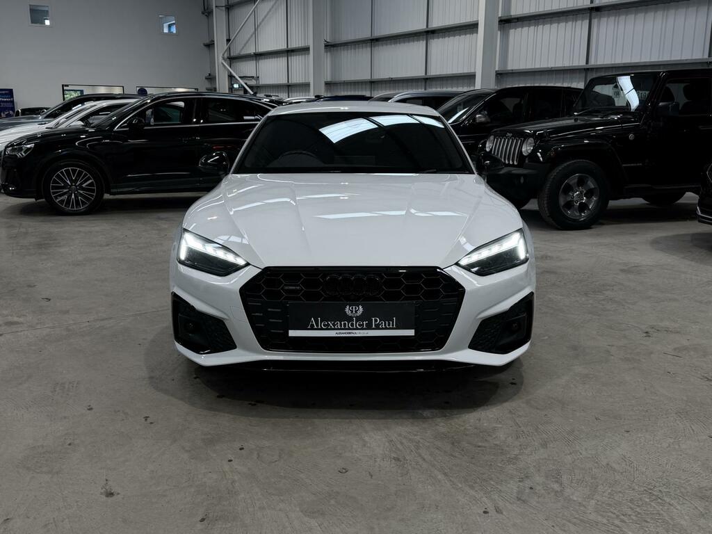 Audi A5 Black Edition White #3