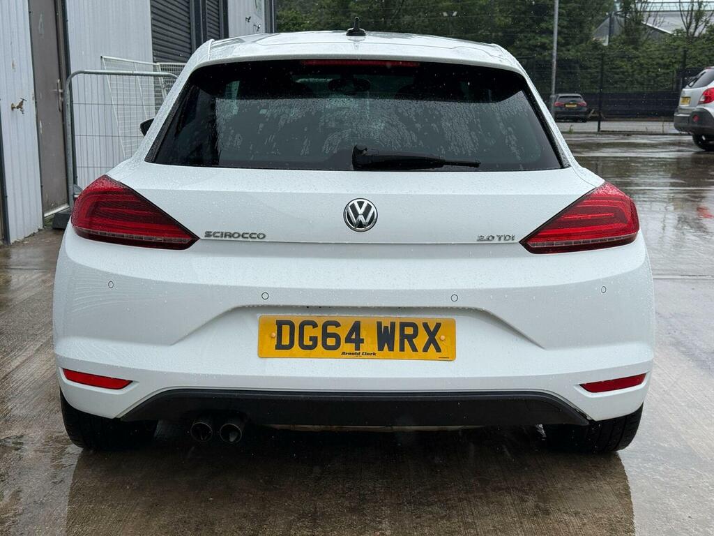 Volkswagen Scirocco 2.0 Tdi Bluemotion Tech Gt Euro 6 Ss 2014 White #5