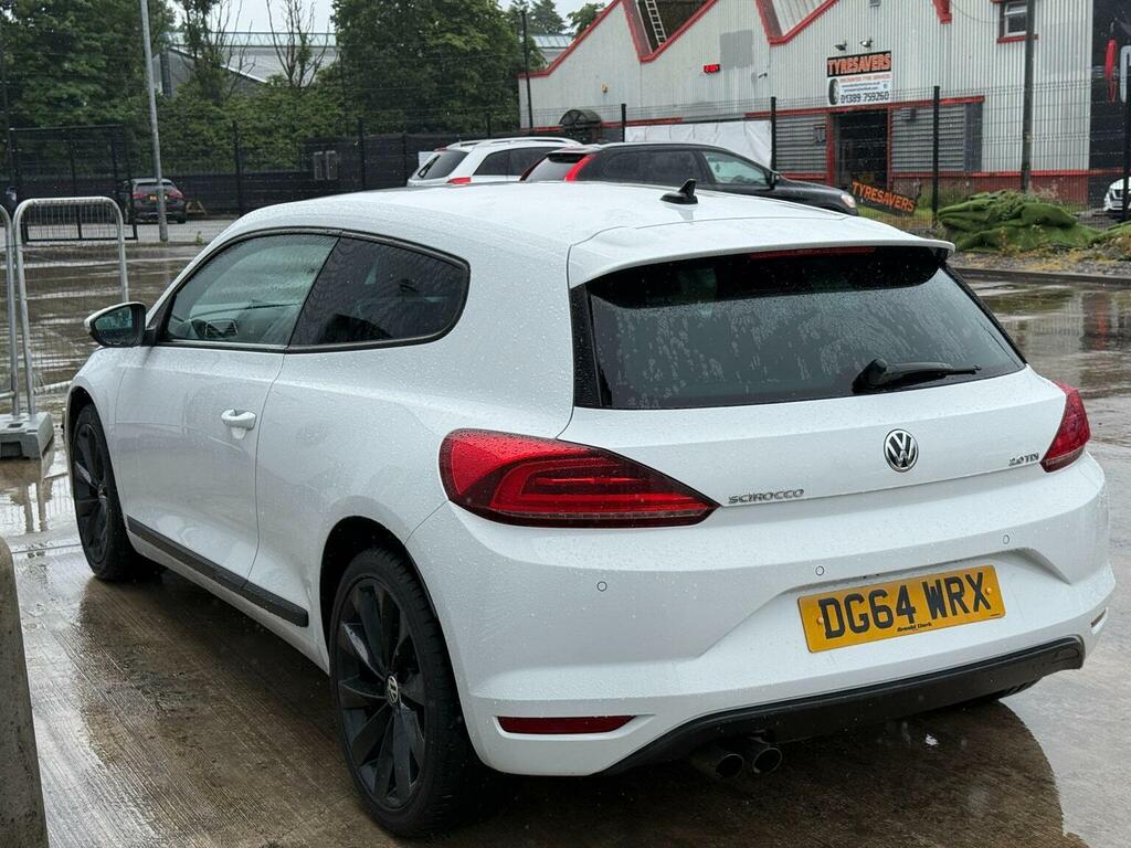Volkswagen Scirocco 2.0 Tdi Bluemotion Tech Gt Euro 6 Ss 2014 White #4