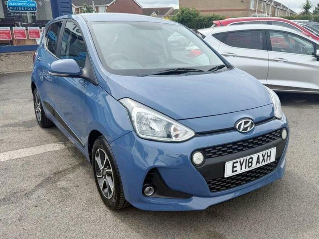 Hyundai I10 1.0 Premium Hatchback Euro 6 66 EY18AXH Blue #3