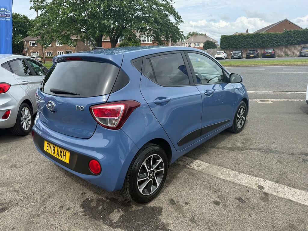 Hyundai I10 1.0 Premium Hatchback Euro 6 66 EY18AXH Blue #5