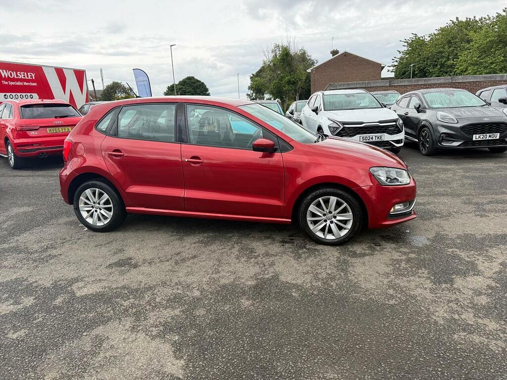 Volkswagen Polo 1.4 Tdi Bluemotion Tech Se Hatchback Ma Red #4