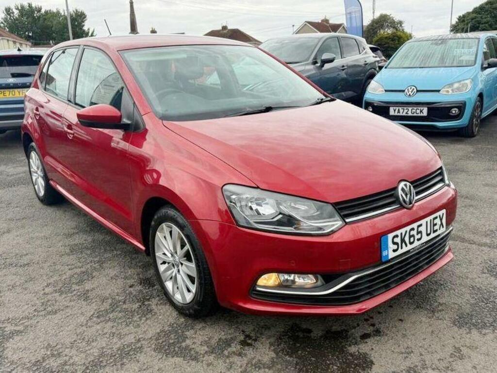 Volkswagen Polo 1.4 Tdi Bluemotion Tech Se Hatchback Ma Red #3