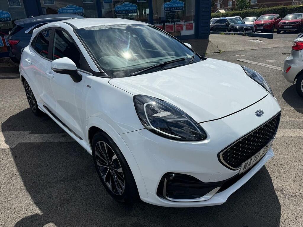 Ford Puma 1.0T Ecoboost Mhev St-line X Vignale Suv Petro WA70JDO White #5