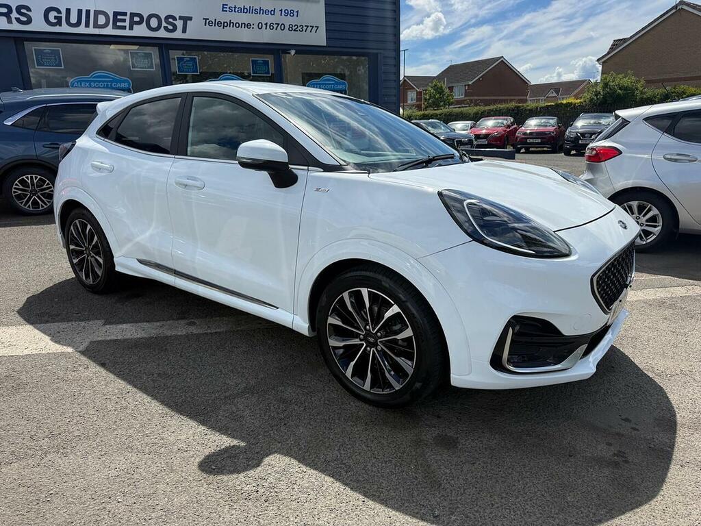 Ford Puma 1.0T Ecoboost Mhev St-line X Vignale Suv Petro WA70JDO White #4