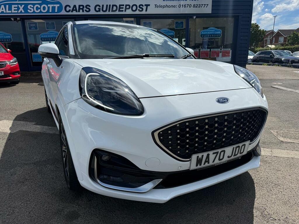 Ford Puma 1.0T Ecoboost Mhev St-line X Vignale Suv Petro WA70JDO White #2
