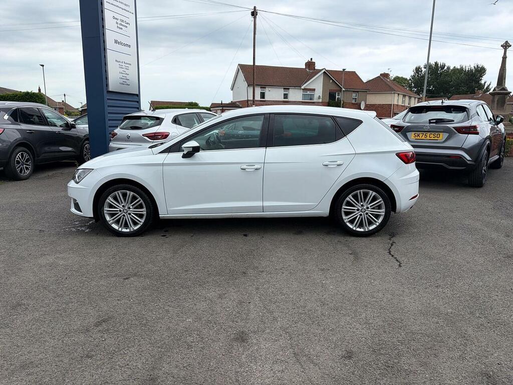 Seat Leon 2.0 Tdi Xcellence Technology Hatchback White #4