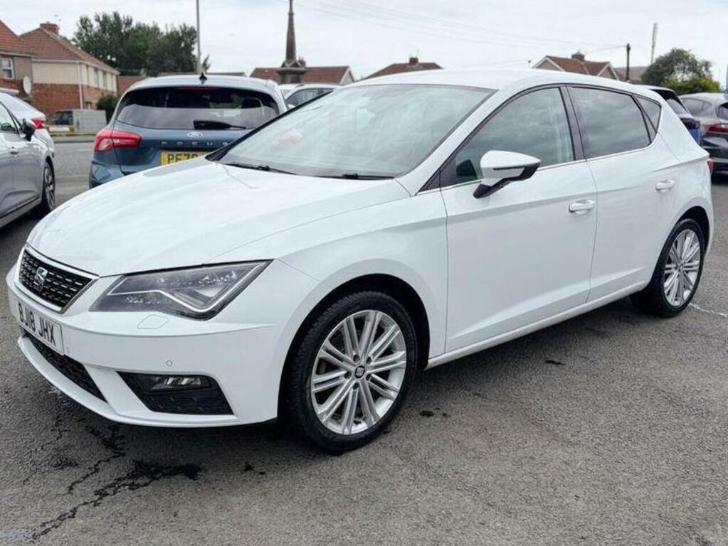Seat Leon 2.0 Tdi Xcellence Technology Hatchback White #3