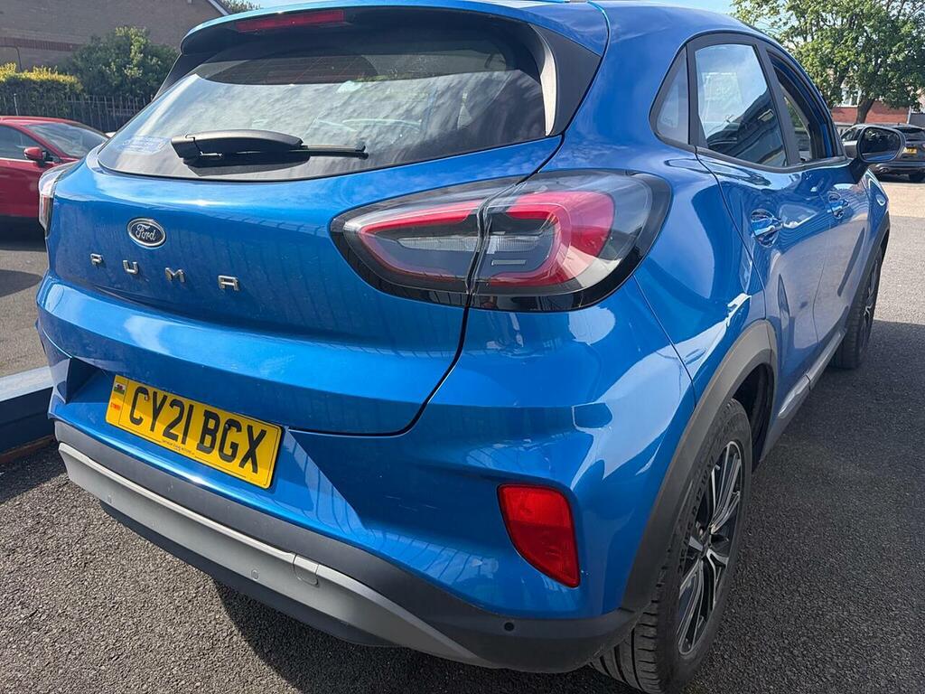 Ford Puma 1.0T Ecoboost Mhev Titanium Euro 6 Ss CY21BGX Blue #4