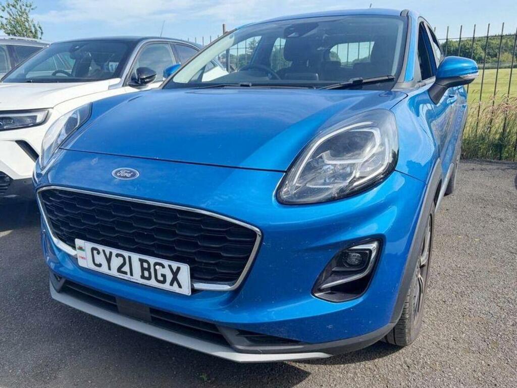 Ford Puma 1.0T Ecoboost Mhev Titanium Euro 6 Ss CY21BGX Blue #3