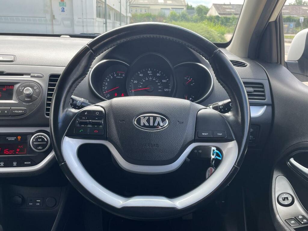 Kia Picanto Picanto 1.25 Ecodynamics Chilli Euro 6 Ss White #11