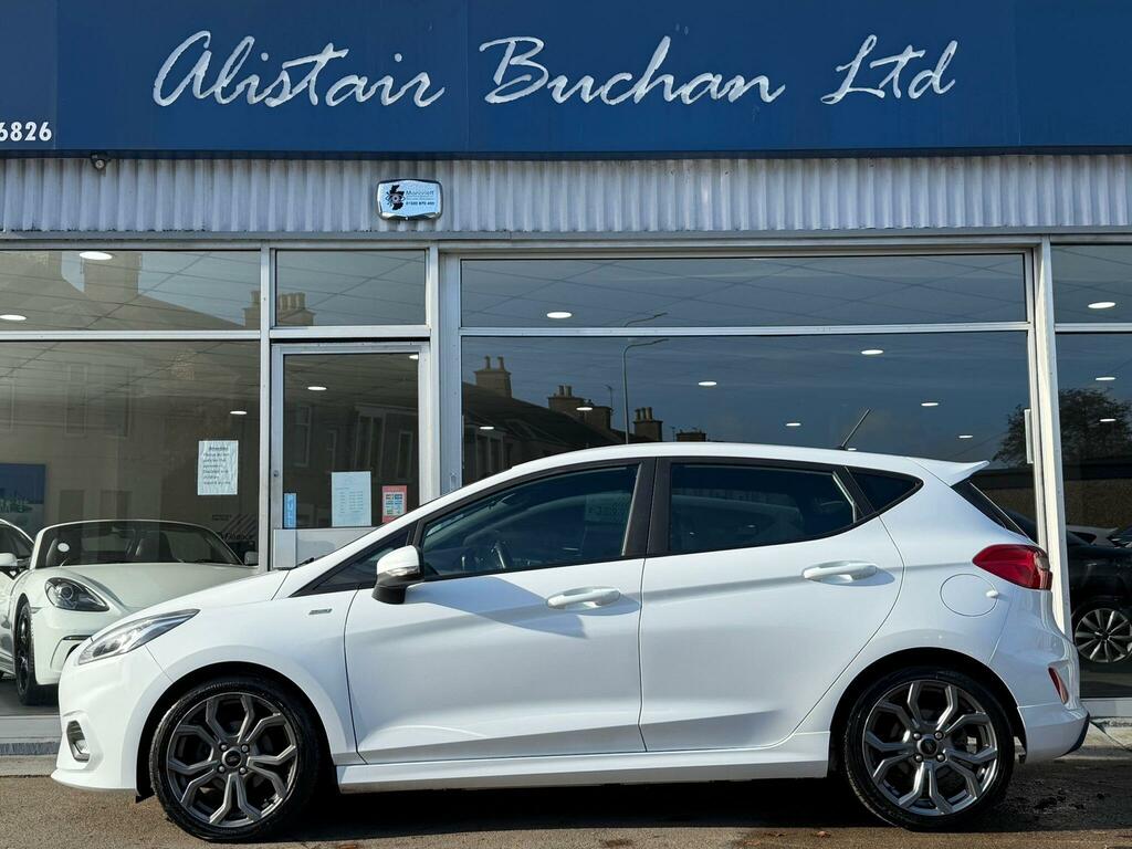 Ford Fiesta 1.0T Ecoboost St-line Euro 6 Ss ST19BDU White #2