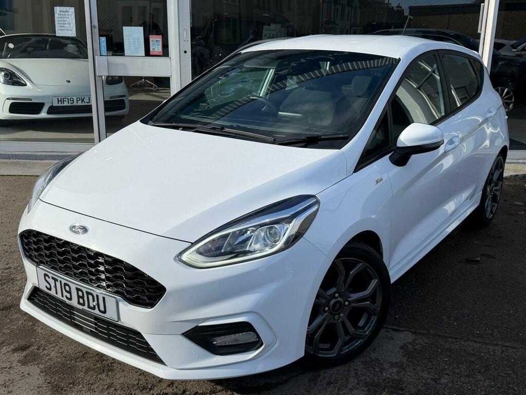 Ford Fiesta 1.0T Ecoboost St-line Euro 6 Ss ST19BDU White #5
