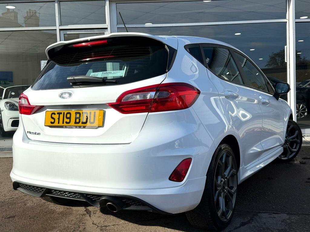 Ford Fiesta 1.0T Ecoboost St-line Euro 6 Ss ST19BDU White #3