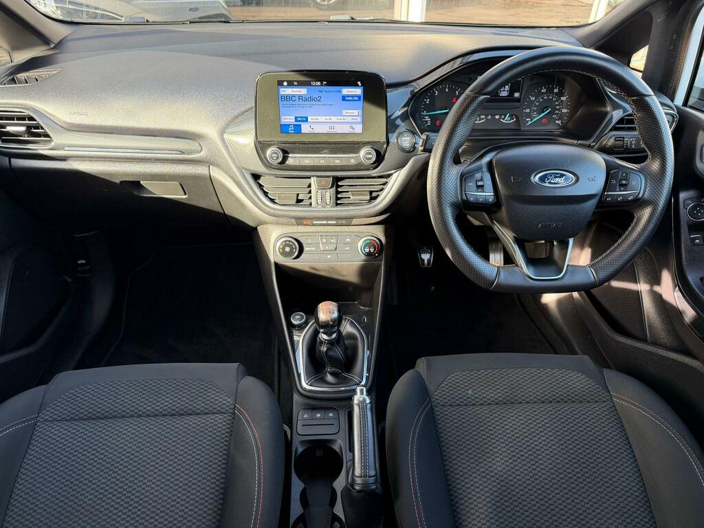 Ford Fiesta 1.0T Ecoboost St-line Euro 6 Ss ST19BDU White #4